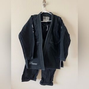 OSS Brazilian Jiu Jitsu (BJJ) Gi Black, size A2